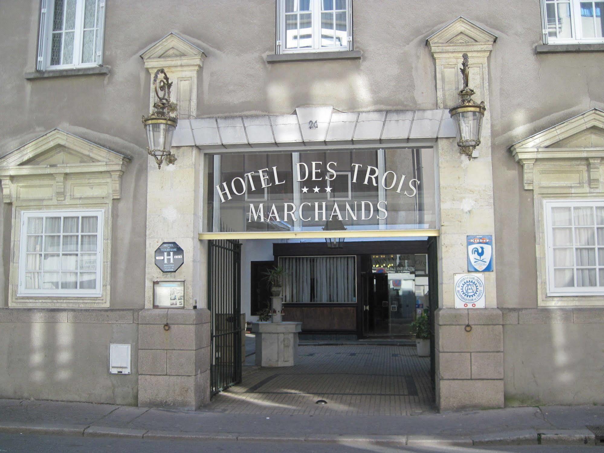 Hotel Des 3 Marchands Nantes Exteriör bild
